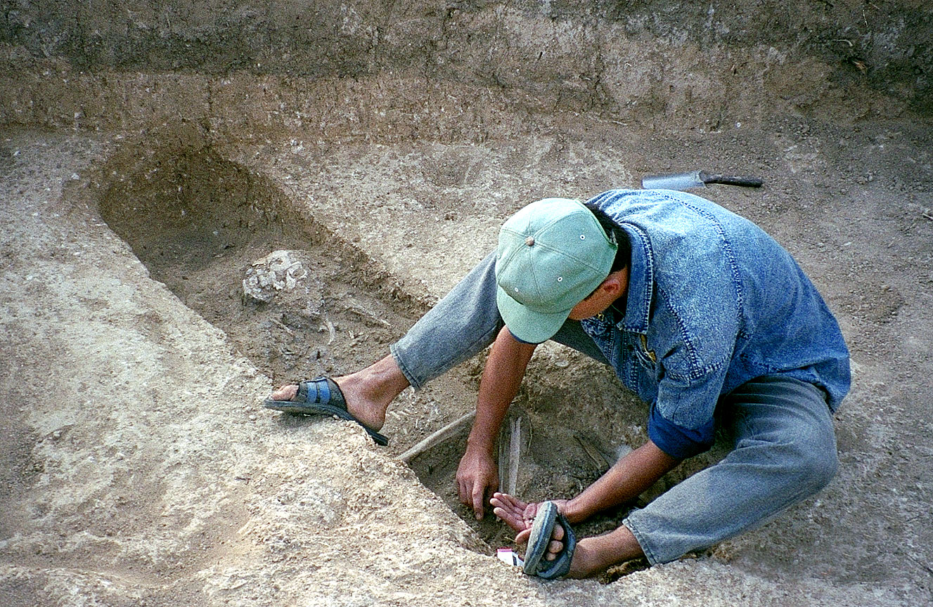 Scythian grave - Crimea archeology